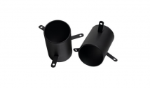 Stainless Steel Black Tailpipes